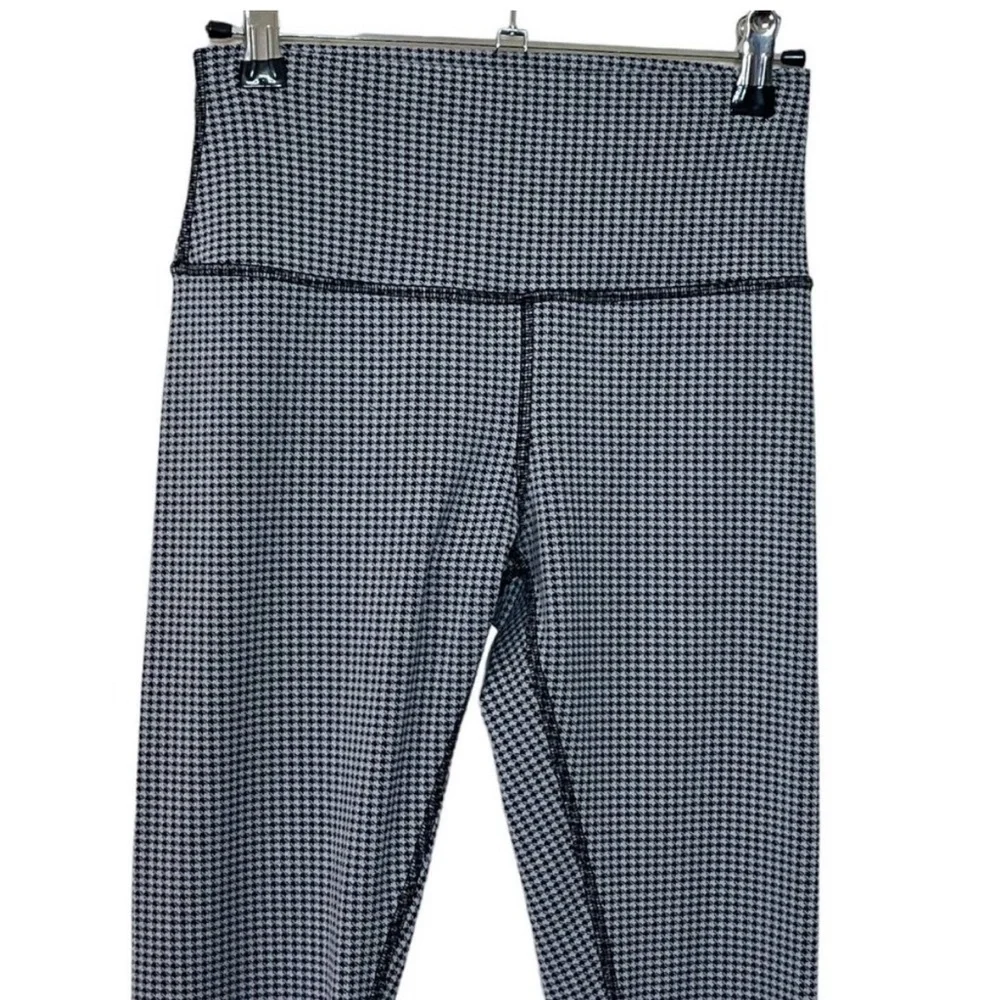 Alo Yoga High Waist Micro Houndstooth Jacquard Leggings  Womens Size Small